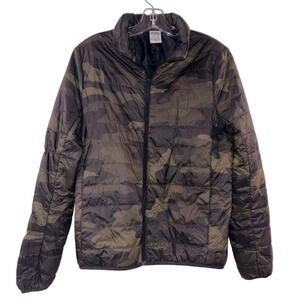 PINK Women's Small‎ Camo Puffy Jacket Fast Shipping! SM Puffer Victoria's Secret
